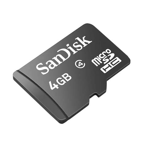 SANDISK 4GB Micro SDHC Memory Card SDSDQM.